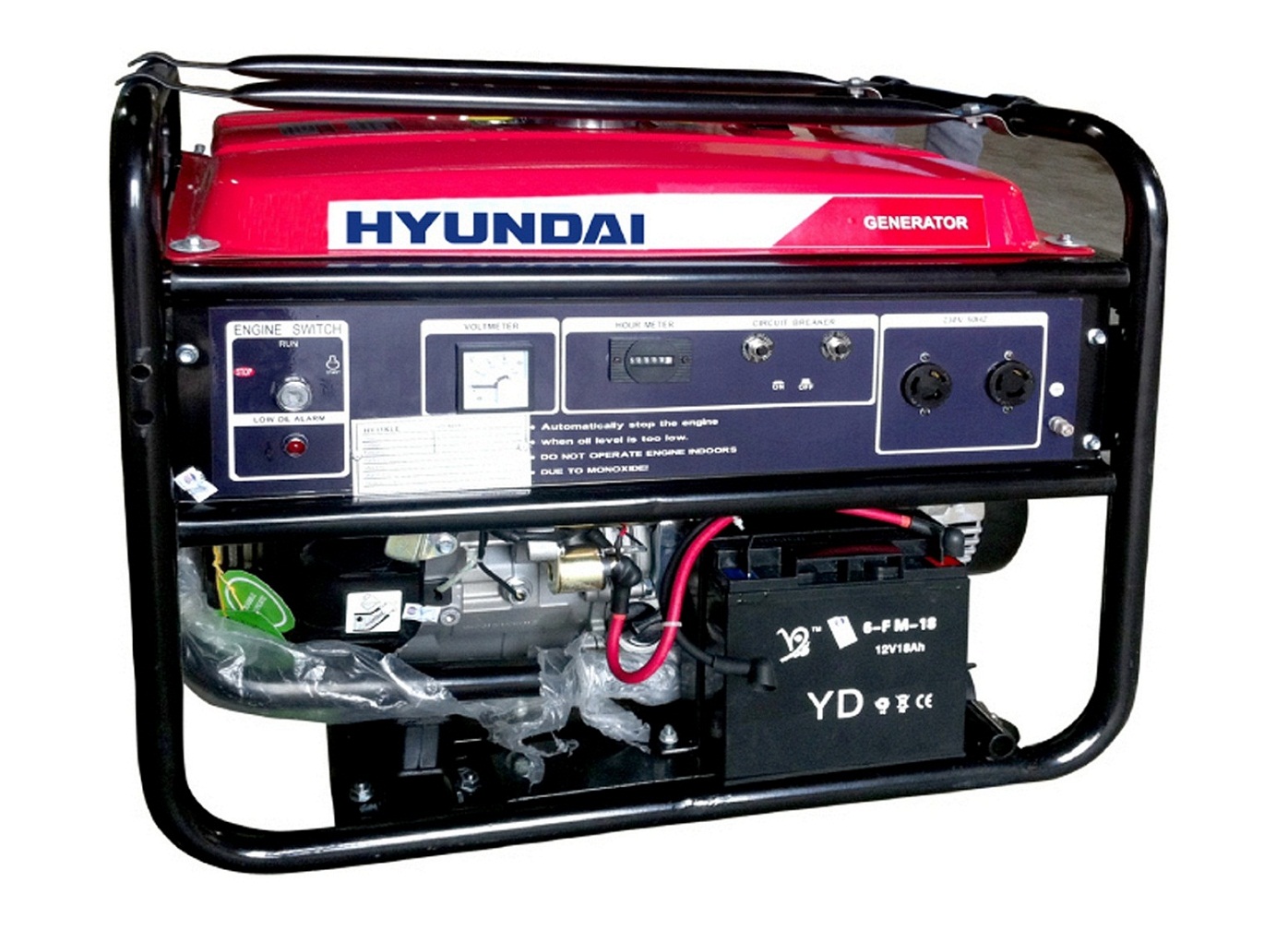 Máy phát điện chạy xăng Hyundai HY 11000LE 8.5KW