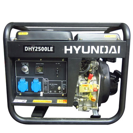 Máy phát điện HYUNDAI chạy dầu Diesel DHY 2500LE
