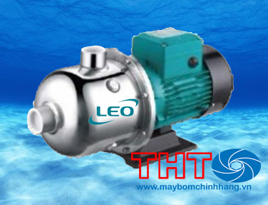 Máy bơm nước đẩy cao trục ngang đầu inox Lepono EDHM 2-60