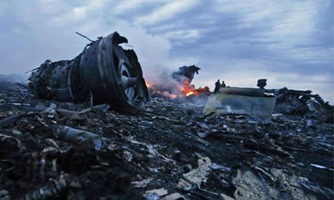 Hiện trường vụ MH7 bị bắn rơi ở Ukraine